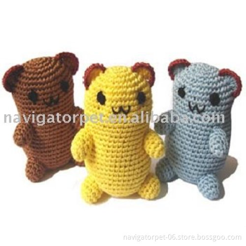 Pet Crochet Bear Toy